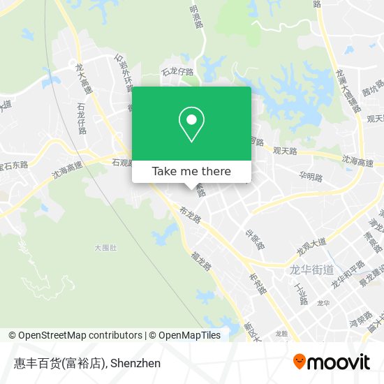 惠丰百货(富裕店) map