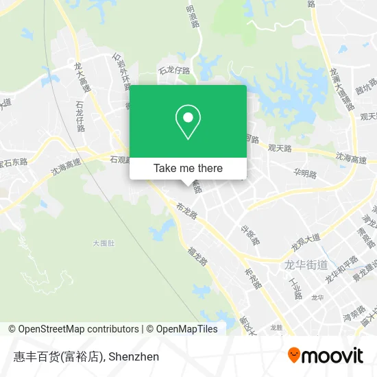 惠丰百货(富裕店) map