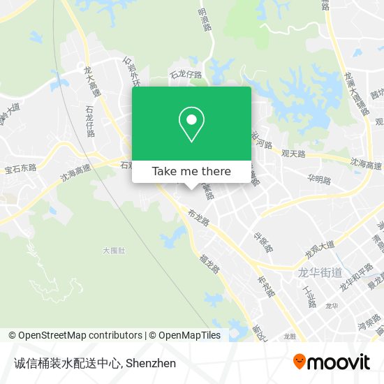 诚信桶装水配送中心 map