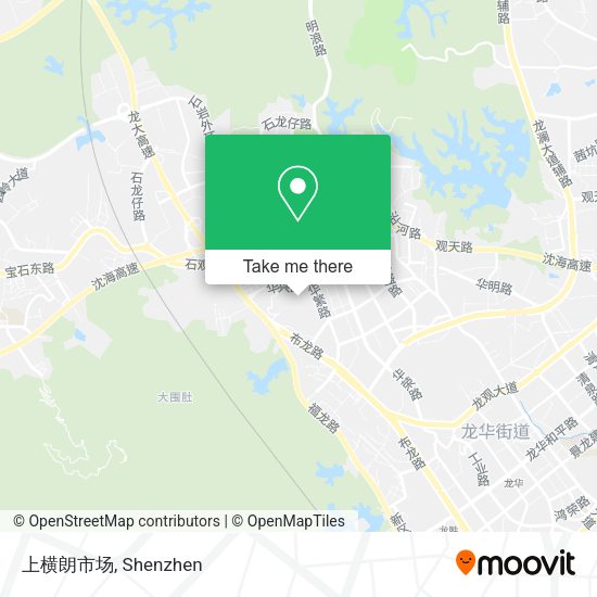 上横朗市场 map