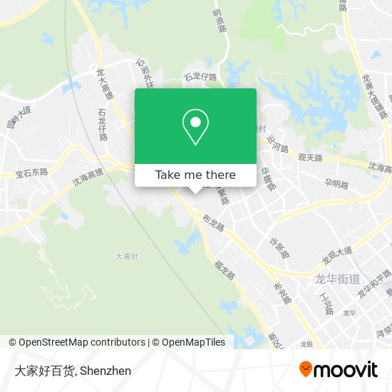 大家好百货 map