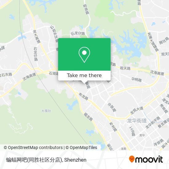 蝙蝠网吧(同胜社区分店) map