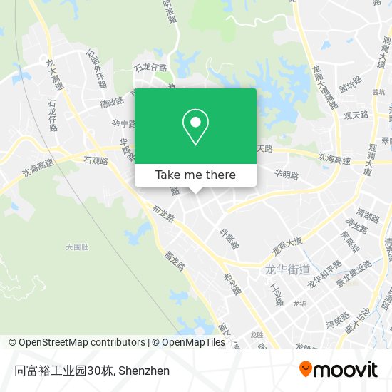 同富裕工业园30栋 map