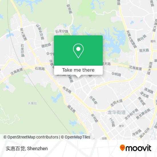 实惠百货 map