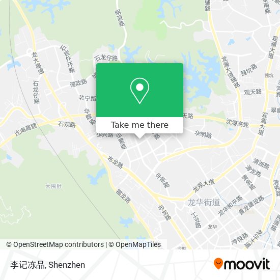李记冻品 map