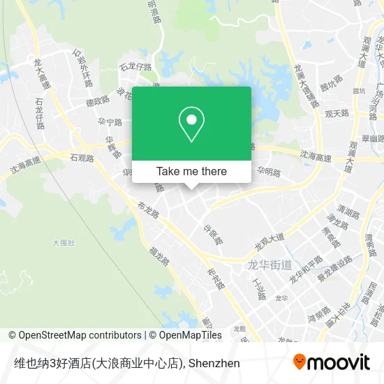 维也纳3好酒店(大浪商业中心店) map