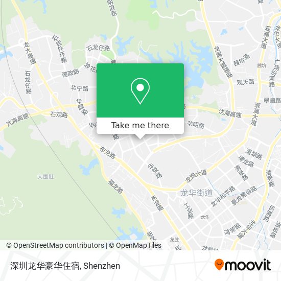 深圳龙华豪华住宿 map