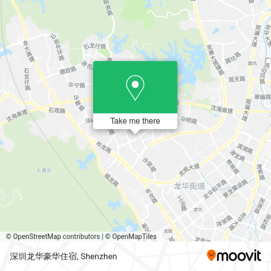 深圳龙华豪华住宿 map