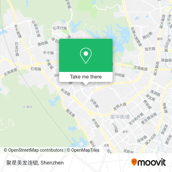 聚星美发连锁 map