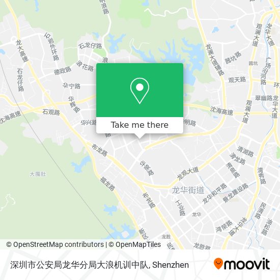 深圳市公安局龙华分局大浪机训中队 map