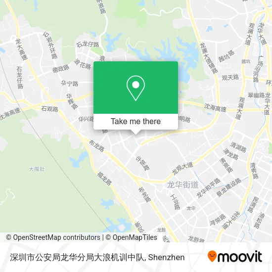 深圳市公安局龙华分局大浪机训中队 map