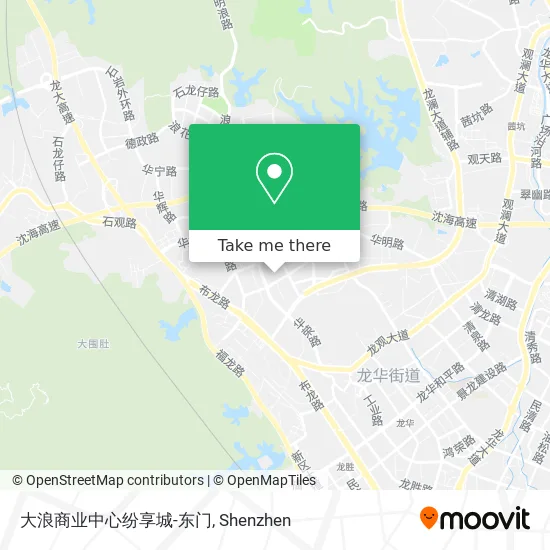 大浪商业中心纷享城-东门 map