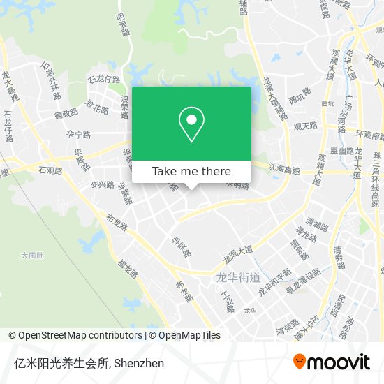 亿米阳光养生会所 map
