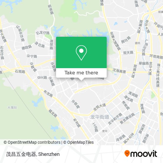 茂昌五金电器 map