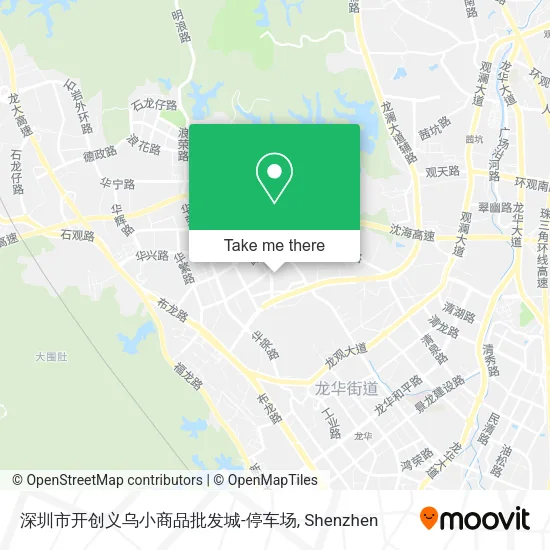 深圳市开创义乌小商品批发城-停车场 map