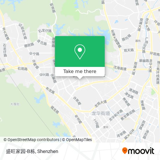 盛旺家园-B栋 map