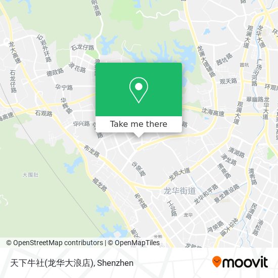 天下牛社(龙华大浪店) map