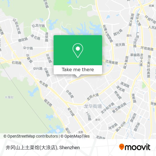 井冈山上土菜馆(大浪店) map