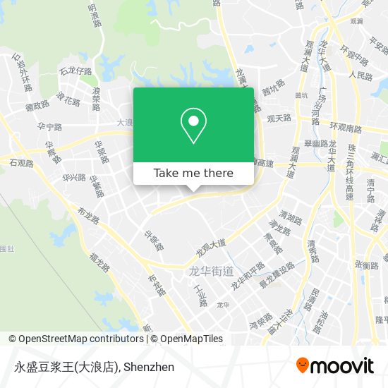 永盛豆浆王(大浪店) map