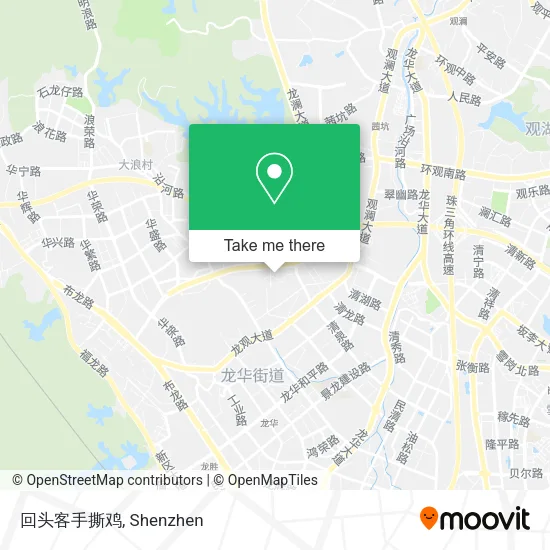 回头客手撕鸡 map