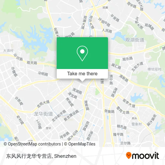 东风风行龙华专营店 map