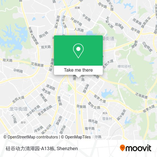 硅谷动力清湖园-A13栋 map