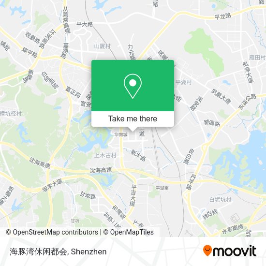 海豚湾休闲都会 map