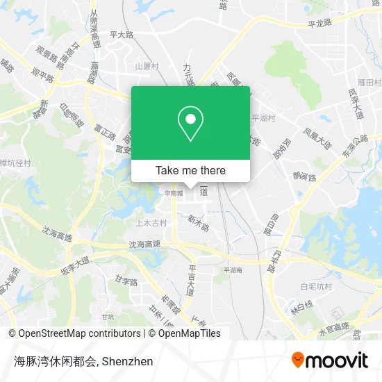 海豚湾休闲都会 map