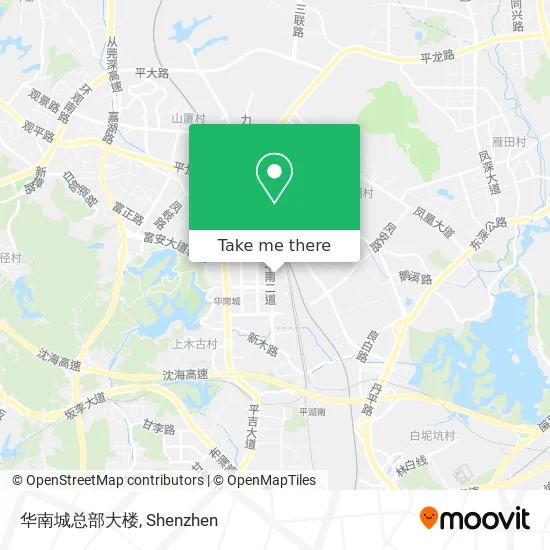 华南城总部大楼 map