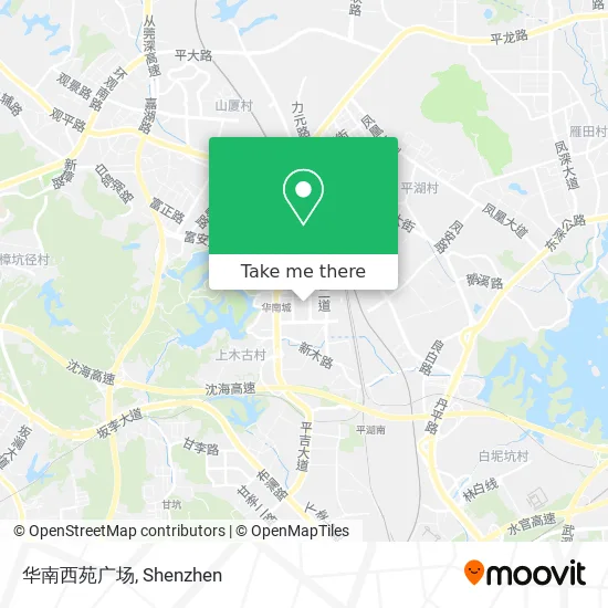 华南西苑广场 map