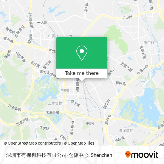 深圳市有棵树科技有限公司-仓储中心 map