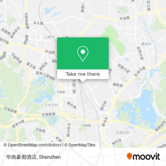 华南豪都酒店 map