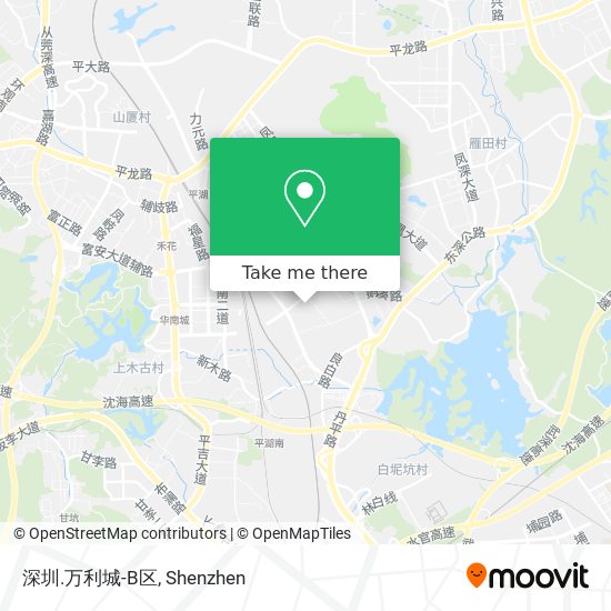 深圳.万利城-B区 map