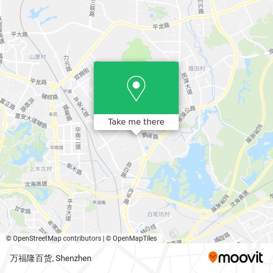 万福隆百货 map