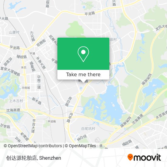 创达源轮胎店 map