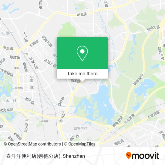 喜洋洋便利店(善德分店) map