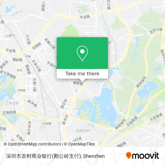 深圳市农村商业银行(鹅公岭支行) map