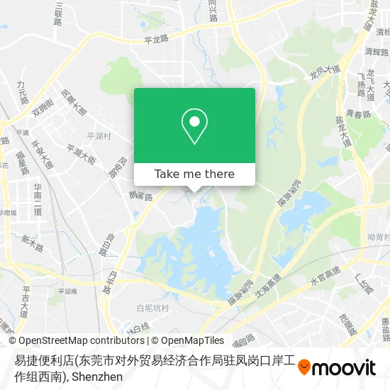 易捷便利店(东莞市对外贸易经济合作局驻凤岗口岸工作组西南) map