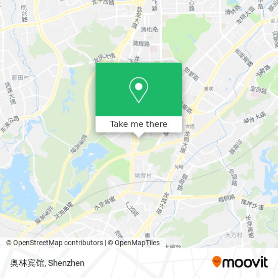 奥林宾馆 map
