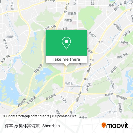 停车场(奥林宾馆东) map