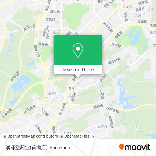 润泽堂药业(荷坳店) map