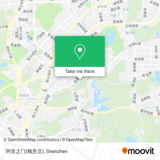 阿里之门(顺意店) map