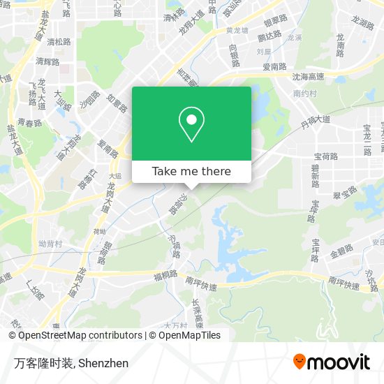 万客隆时装 map