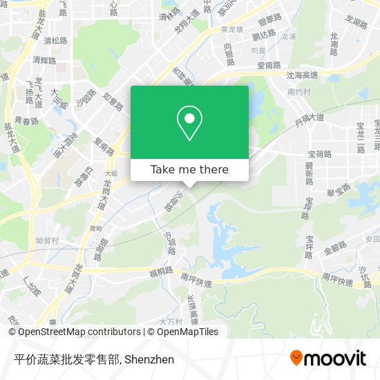 平价蔬菜批发零售部 map