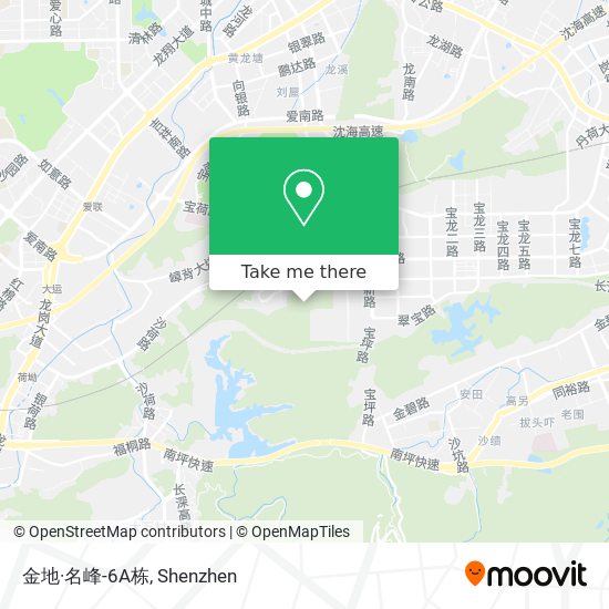 金地·名峰-6A栋 map