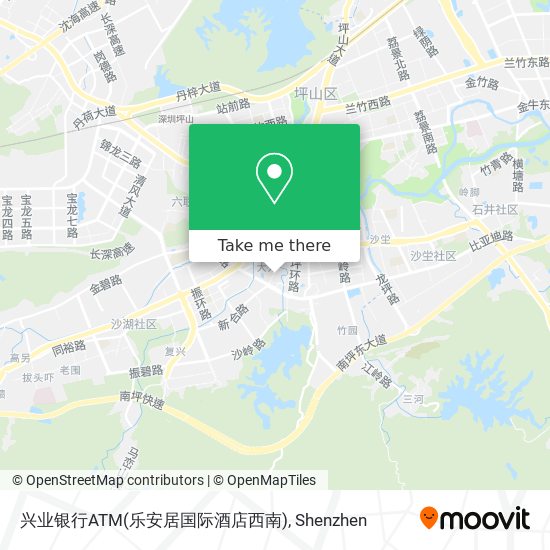 兴业银行ATM(乐安居国际酒店西南) map