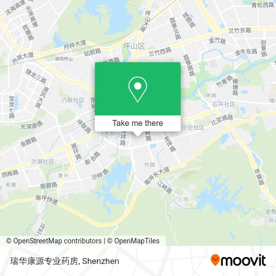 瑞华康源专业药房 map