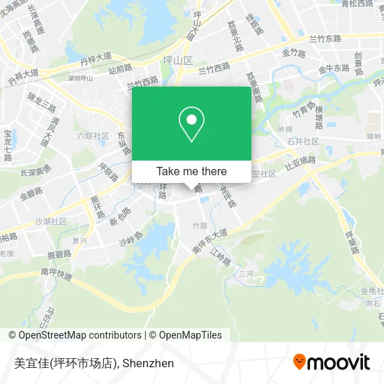 美宜佳(坪环市场店) map