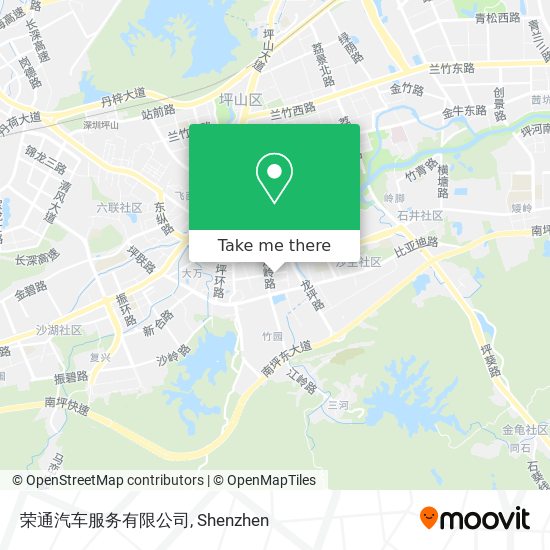 荣通汽车服务有限公司 map