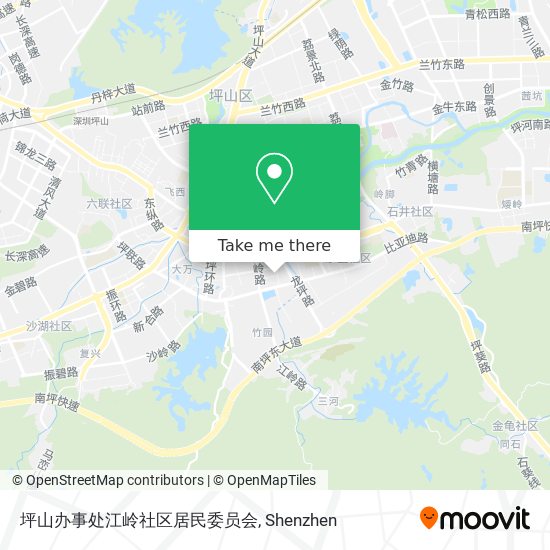 坪山办事处江岭社区居民委员会 map